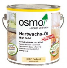 Osmo Hartwachs-Oil бесцветное масло с твердым воском для древесины осмо